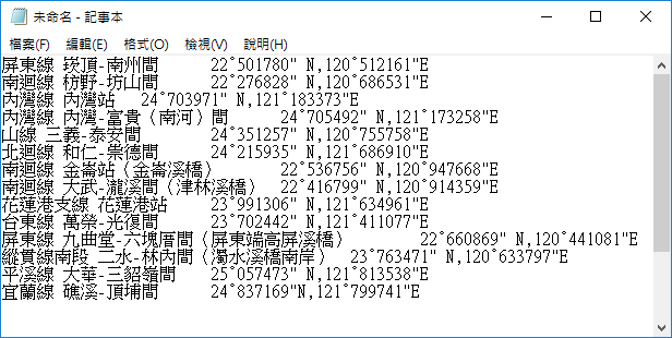 將多個座標加入Google地圖中(轉換報紙訊息至我的地圖中) 將多個座標加入Google地圖中(轉換報紙訊息至我的地圖中)