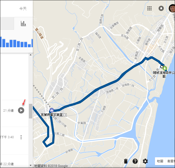 Google在時間軸中新增對齊道路和播放動態縮時影片功能 Google在時間軸中新增對齊道路和播放動態縮時影片功能