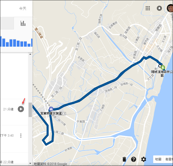 Google在時間軸中新增對齊道路和播放動態縮時影片功能