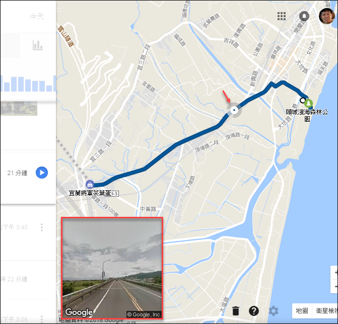 Google在時間軸中新增對齊道路和播放動態縮時影片功能