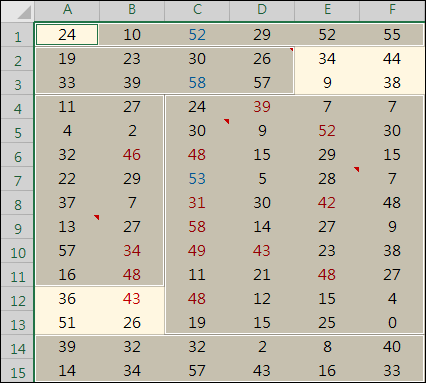 Excel-搜尋特殊的目標 Excel-搜尋特殊的目標