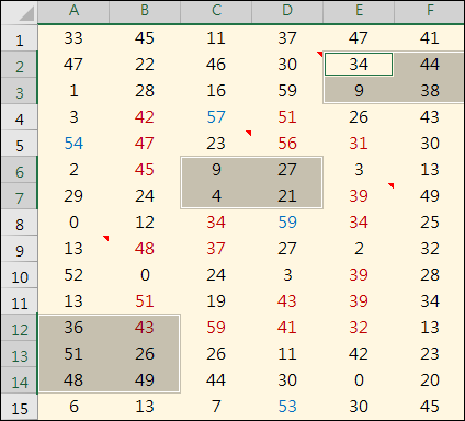 Excel-搜尋特殊的目標 Excel-搜尋特殊的目標