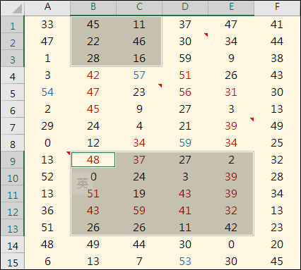 Excel-搜尋特殊的目標