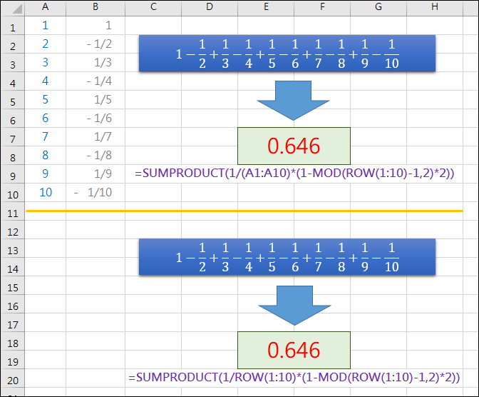 Excel-公式運算(SUMPRODUCT)