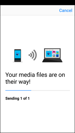 將手機中的照片無線傳輸至Windows 10的資料夾裡