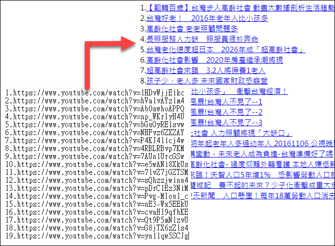 如何將YouTube影片網址轉換為含有影片標題的超連結以方便點播？