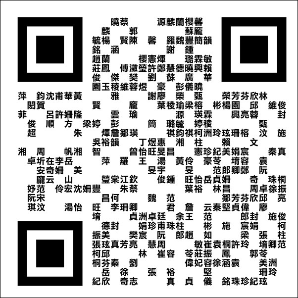 利用文字做成QR Code