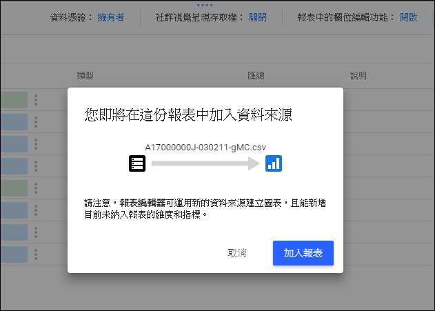 初探利用GOOGLE DATA STUDIO線上製作圖表 初探利用GOOGLE DATA STUDIO線上製作圖表