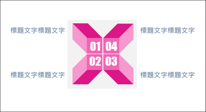 PowerPoint-製作多種立方體圖案 PowerPoint-製作多種立方體圖案