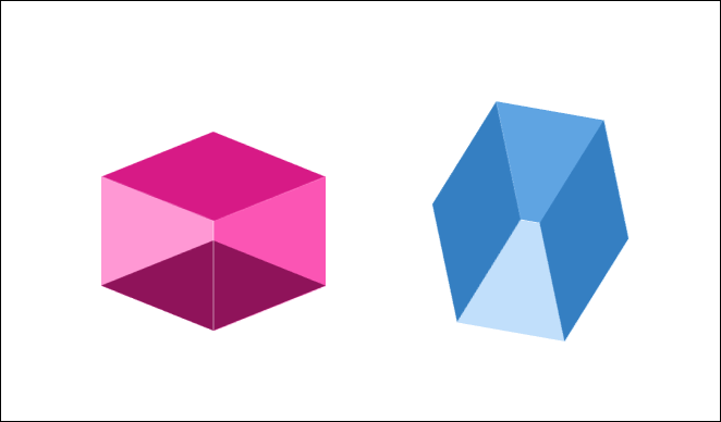 PowerPoint-製作多種立方體圖案 PowerPoint-製作多種立方體圖案