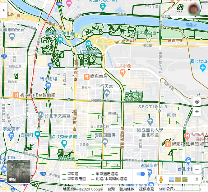 Google地圖開始提供單車路線的資訊