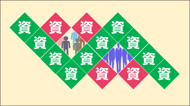 PowerPoint-拼貼菱形物件 PowerPoint-拼貼菱形物件