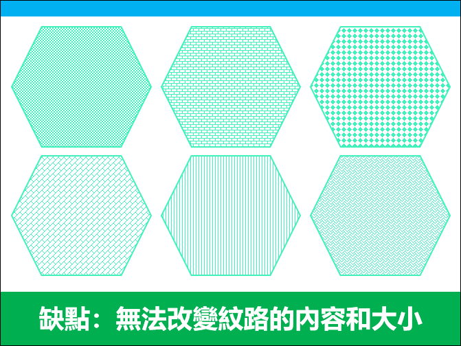 PowerPoint-自行設計圖樣填滿的背景圖