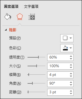 PowerPoint-利用陰影設定玩花樣