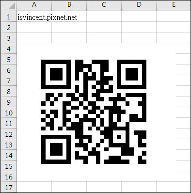 Excel-產生QR Code顯示日期和時間