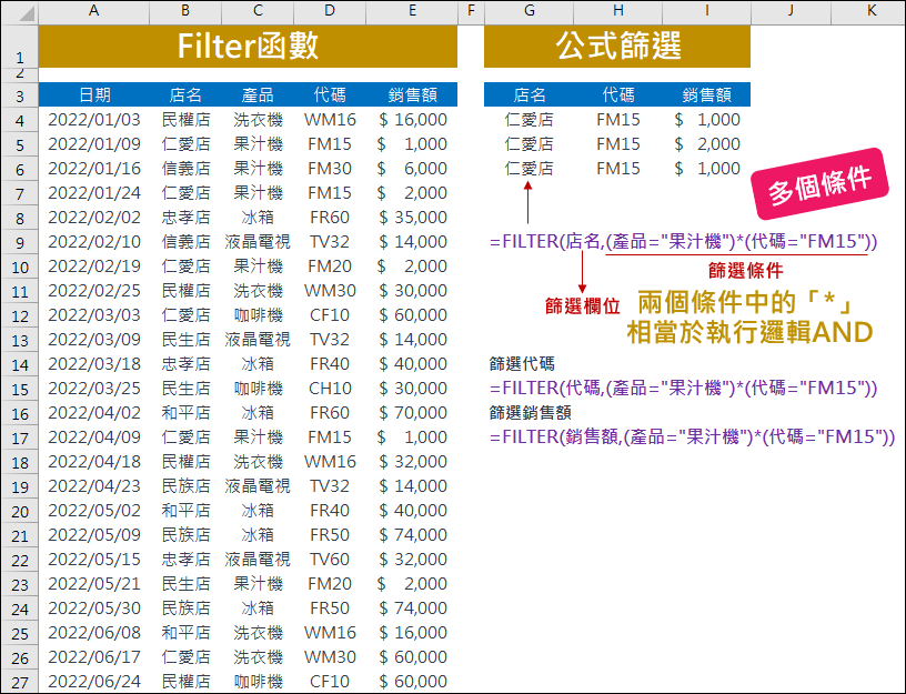 Excel-資料篩選的好幫手-FILTER 函數(2021版以上)