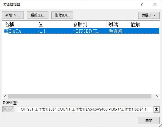 Excel-動態計算最近N天且數值大於M的平均