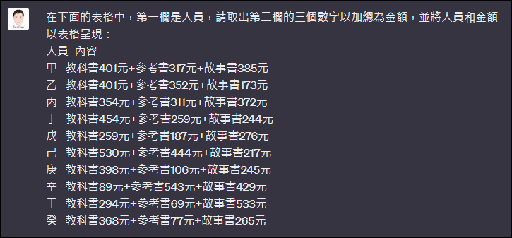 Excel-如何取出儲存格裡的多個數字加總，並讓ChatGPT也能做到相同結果？