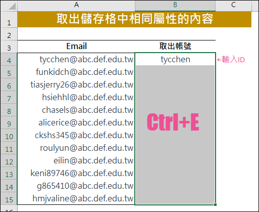 Excel-如何取出儲存格中相同屬性的內容，並讓ChatGPT也能做到相同結果？