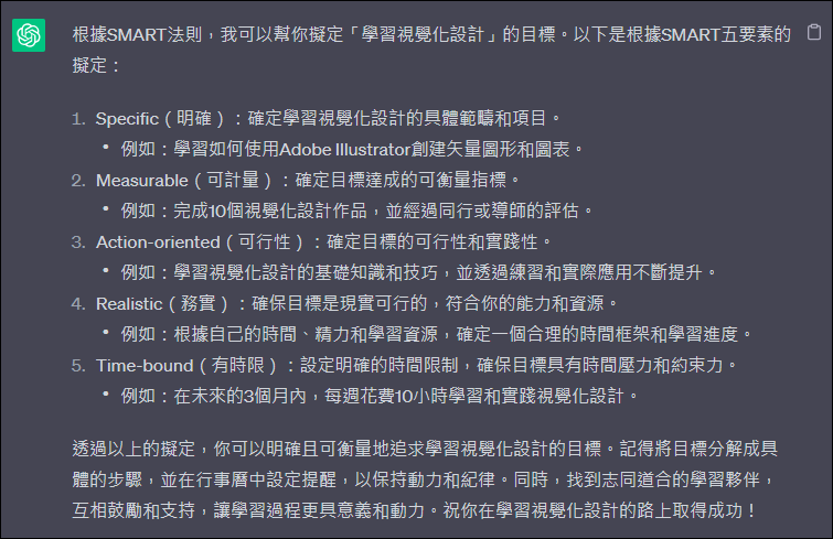 運用ChatGPT將雜誌文章中的理論和法則轉化為實用的知識並生成摘要內容和實際應用案例，以體現學以致用的價值