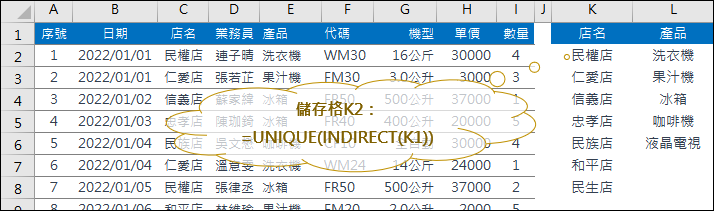 Excel-利用動態陣列函數取代手動重覆操作並且避免錯誤發生