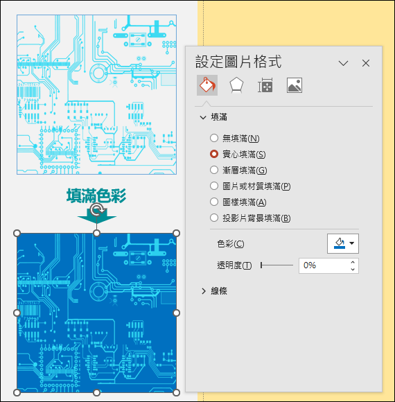 PowerPoint-結合文字和圖案的視覺化設計之三個實用範例