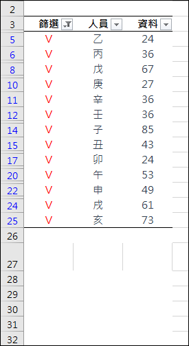 Excel-利用FILTER函數取代篩選操作