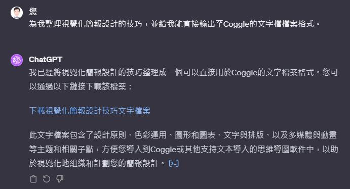 讓ChatGPT產生Coggle繪製心智圖的檔案,繪製心智圖 讓ChatGPT產生Coggle繪製心智圖的檔案,繪製心智圖
