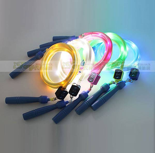 【愛團購】LED跳繩|發光跳繩|LED時尚炫彩發光跳繩499元—量大可議價