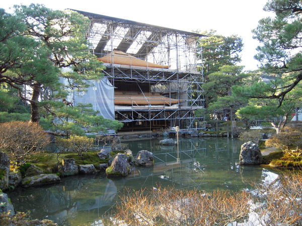 銀閣寺本人(正在整修)