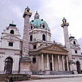 3/7 Karls-kirche 門票很貴的巴洛克教堂!!