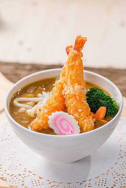 日式炸蝦咖哩烏龍麵