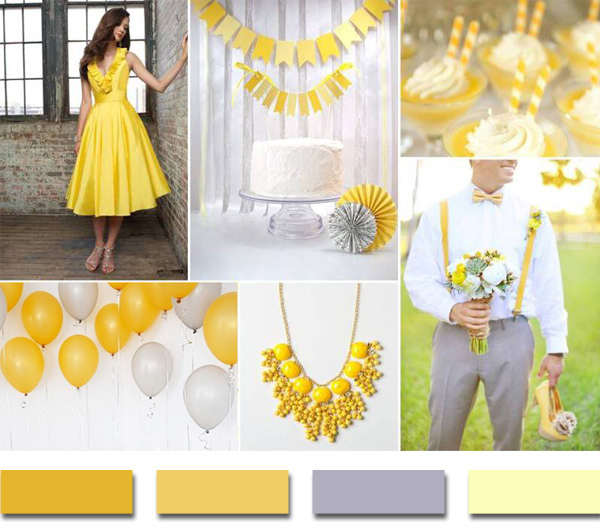 elegant-yellow-and-gray-summer-wedding-color-ideas-2014