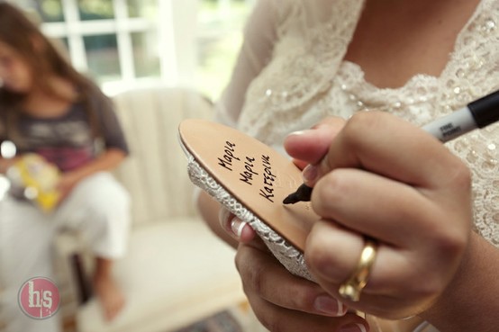 writing-on-soles-of-wedding-shoes