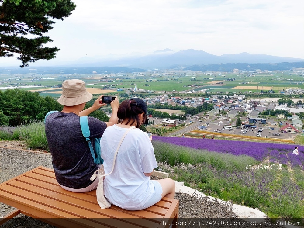 2023.7.10北海道北星山薰衣草園~坐登山吊椅賞薰衣草花