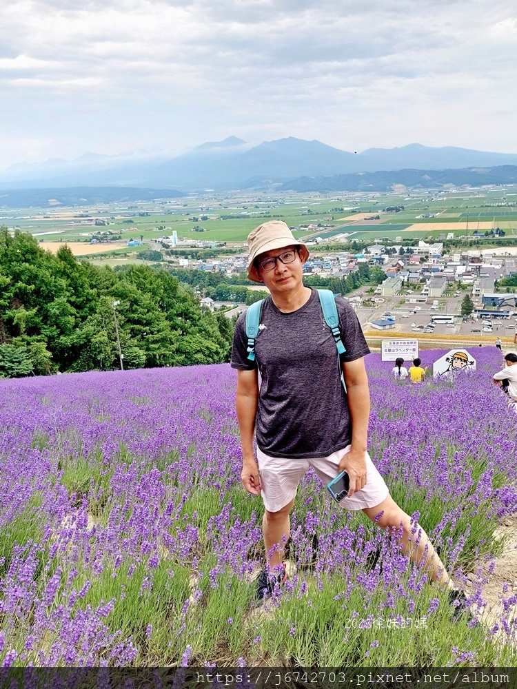 2023.7.10北海道北星山薰衣草園~坐登山吊椅賞薰衣草花