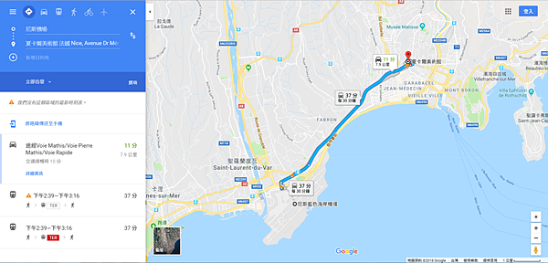 1機場到夏加爾博物館.PNG