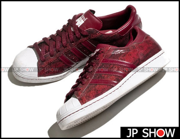 ADIDAS red snakeskin 