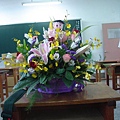 送老師的花