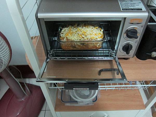 11放入烤箱(上火530度5分鐘)