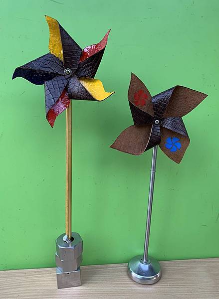 DIY 皮革小風車