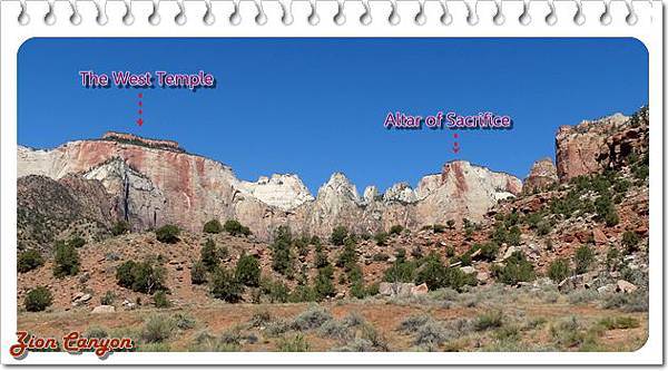 21. Zion Canyon - The West temple & Altar of Sacrifice.jpg
