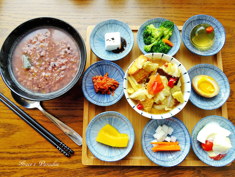 【宜蘭羅東美食】一日一粥九宮格早午餐,新開幕IG打卡餐廳,健康養生飲食
