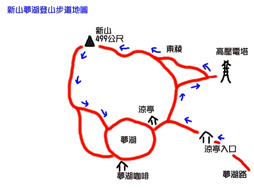 新山夢湖地圖