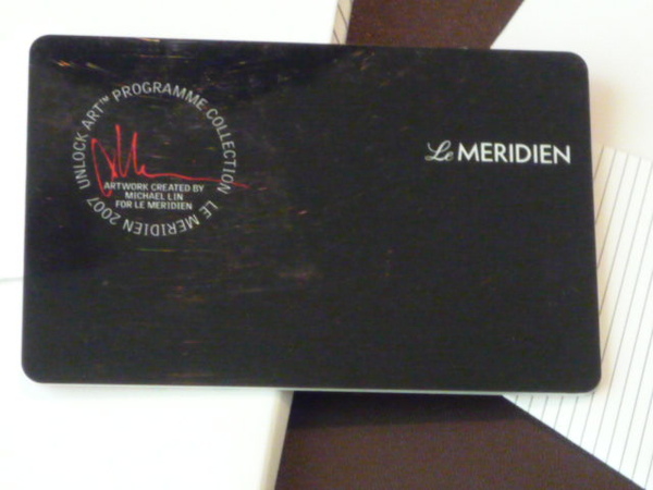 Hotel-Le Meridien-room key.JPG