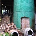 the chimney for glass oven