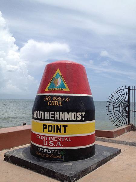 Most Southern point