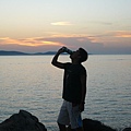 Mykonos - 夕陽 海邊 啤酒