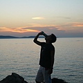 Mykonos - 夕陽 海邊 啤酒