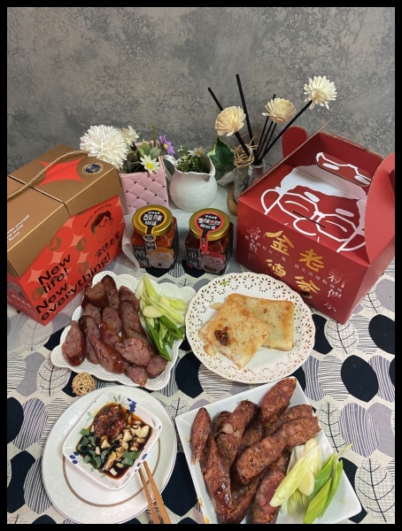 【金德老爹】辣椒醬禮盒+麻辣香腸,無論是用在中秋烤肉派對或平